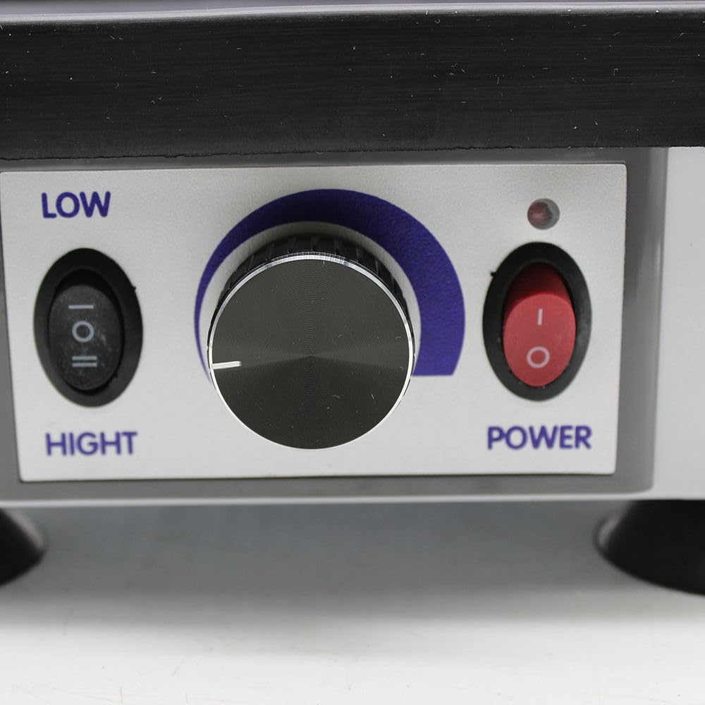 Dental Gipsrüttler, Oszillator Vibrationsplatte 220V, Zahntechnik Gipsrüttler 100W, Rechteckig Vibrator Shaker, Dental Lab Ausrüstung für Zahnärzte (EU-Stecker)