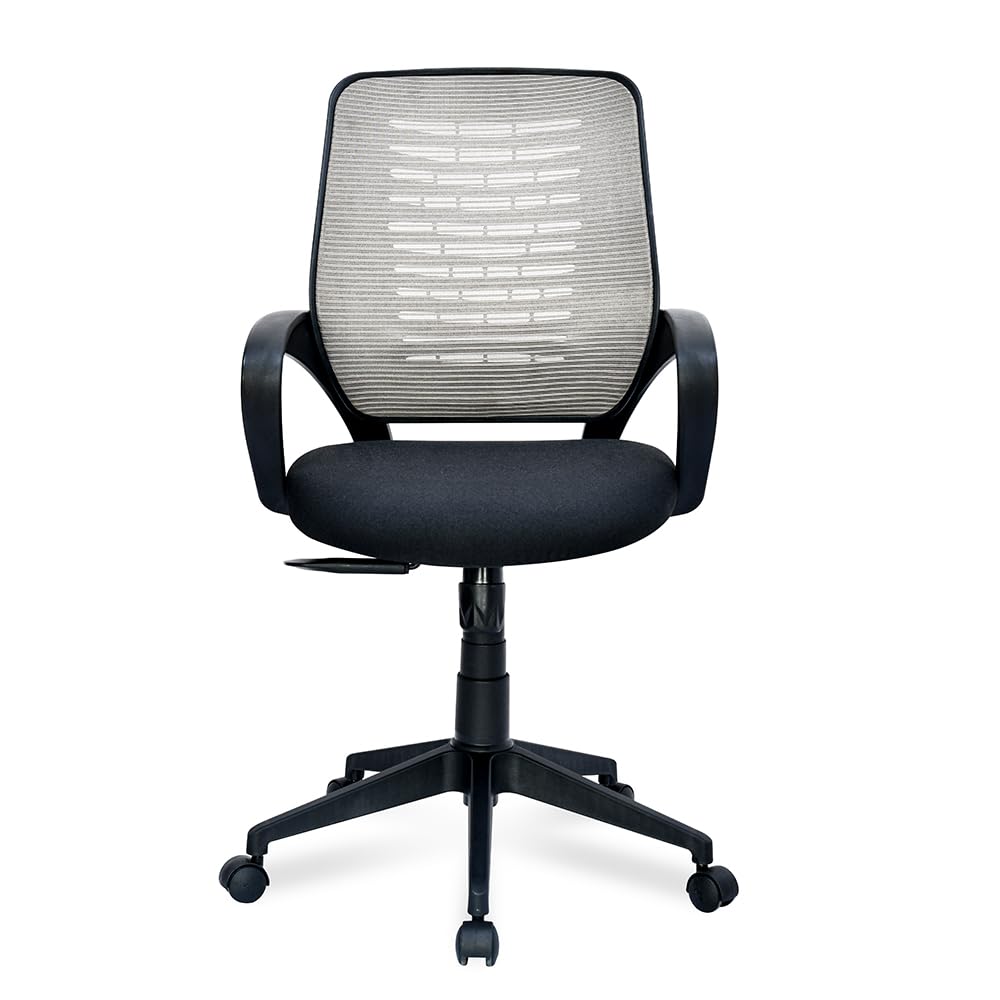 Otis Mid Back Mesh Office Chair/Study Chair/Computer Chair - Black/Grey