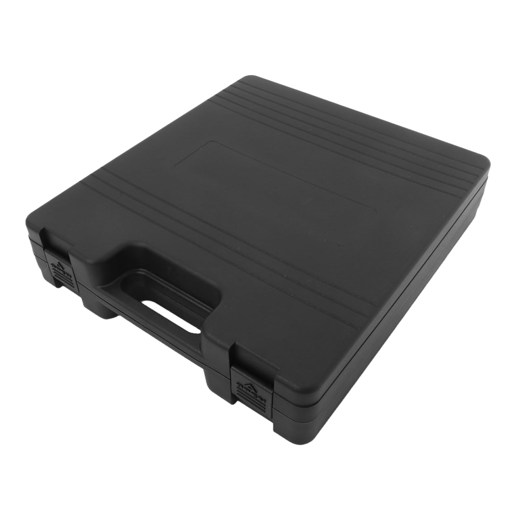 VANZACK Custodia Porta Microfono per Microfoni a Condensatore con Esterno in Plastica Nera e Interno in Spugna Protettiva, Design Portatile con Maniglia per Interviste All'aperto e Studi