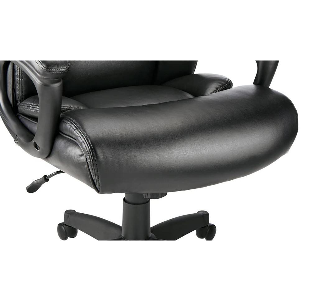 Amazon.com: Realspace® Fennington Bonded Leather High-Back Chair