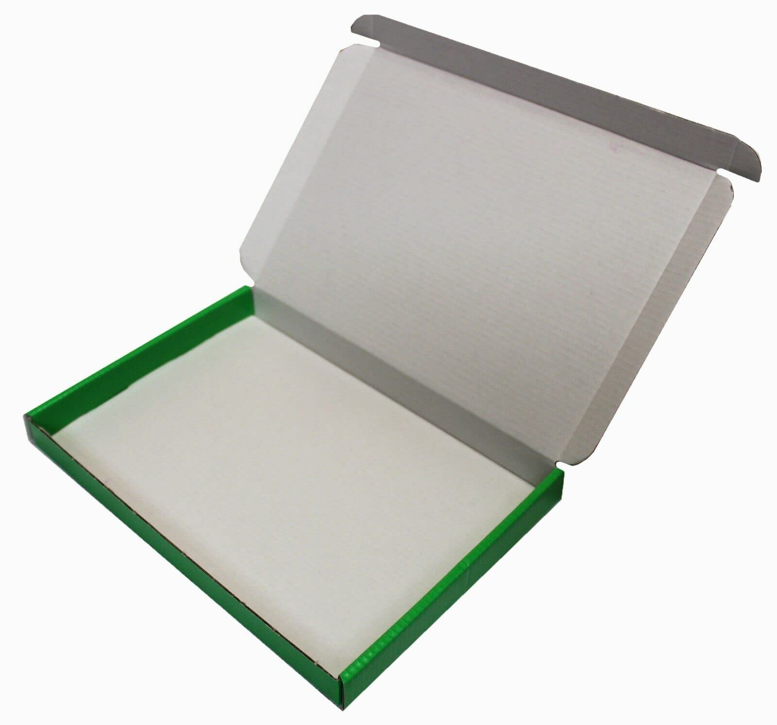 ☆Coloured Boxes☆A5/C5 8.8" x 6.3" x 0.8" (22.5cm x 16cm x 2cm) PIP Large Letter Cardboard Shipping Boxes ☆Quantity: 250 (Green) — image 1