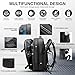 Vacuum Backpack Travel, Vacuum Compression Travel Backpack with Pump, Water Resistant & TSA Anti Theft, Ideal for Travel/Camping/Laptop (With Electric Air Pump & Black)