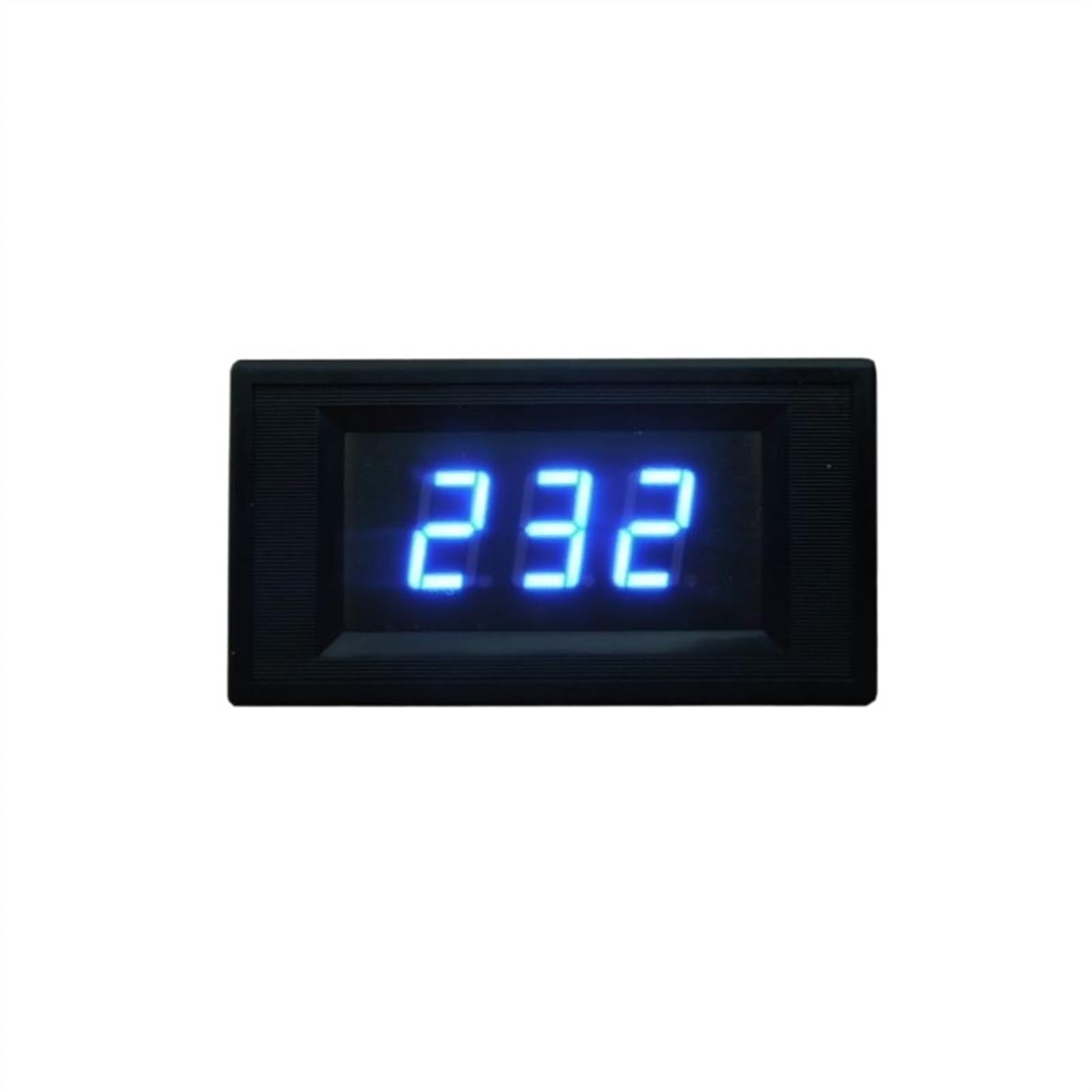 Voltímetro Digital LED AC 30-500V, medidor de voltaje, herramienta de instrumento de voltios, 2 cables, pantalla roja y azul, 110V, 220V, resolución DIY de 1V (Color : Blue)