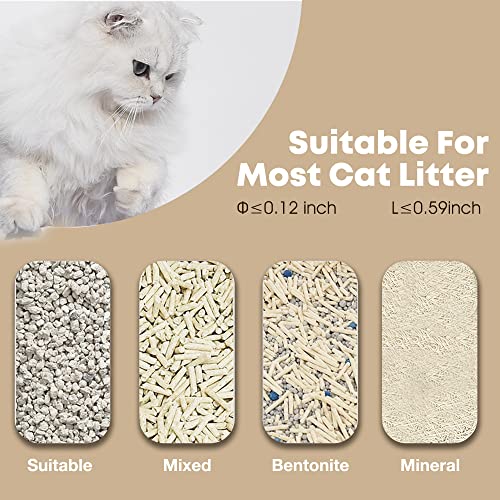 Cat Litter Box Self Cleaning, Large Capacity Automatic Cat Litter Box, App Control Smart Motion Sensor Kitty Litter Box For Multiple Cats With Cat Litter Mat #TOP5