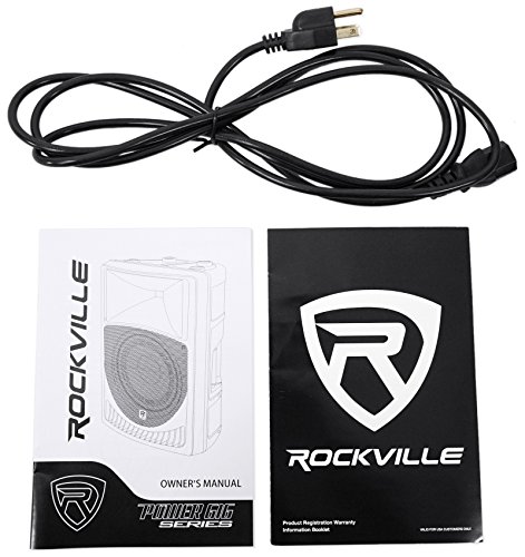 Rockville Rpg8 Powered Active 400 Watt 2-Way Dj Pa Speaker System, 8 Inch #TOP7