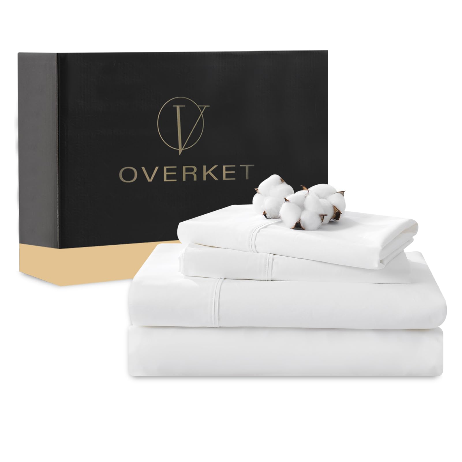 Overket Egyptian Cotton Sheets Queen