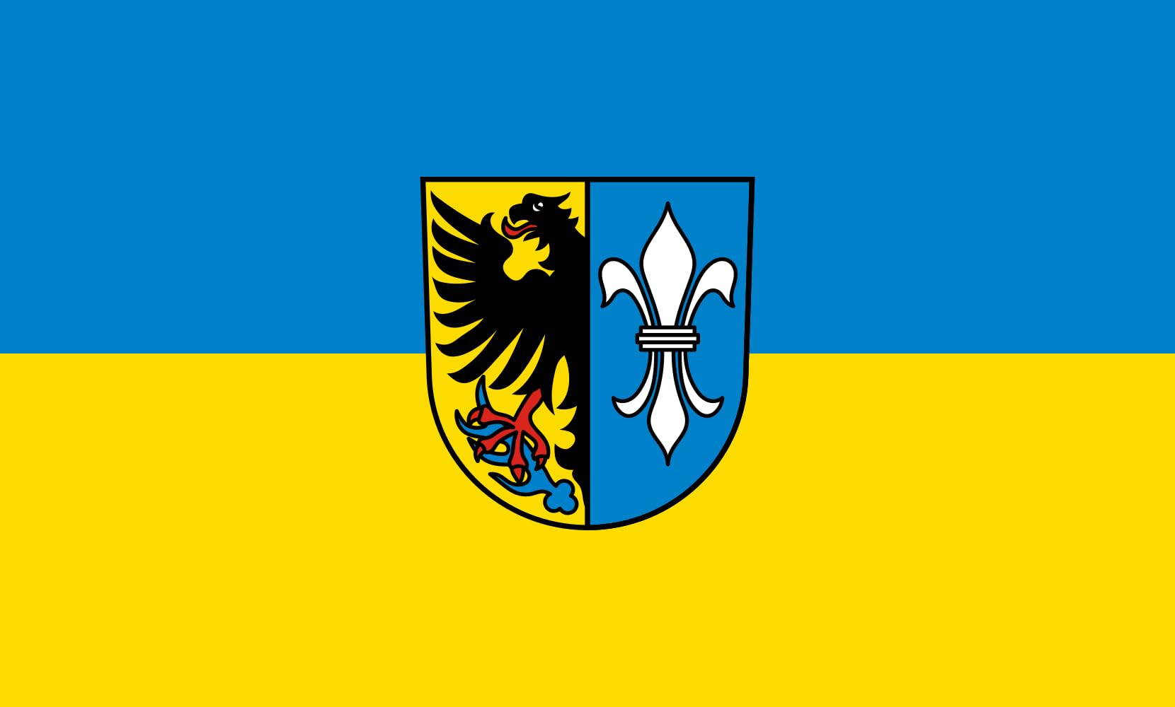 Drapeau Large Eigeltingen pavillon paysage de 1,35m² aux finitions renforcées
