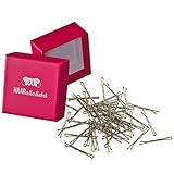 OPTIMALE AUFBEWAHRUNG: Durch die Schachtel haben die Haarnadeln einen Platz an dem man sie immer wiederfindet und muss nie wieder auf die verzweifelte Suche gehen. Zudem eignen sie sich optimal als Geschenk zum Beispiel zu Ostern, einem Geburtstag oder zu Weihnachten.