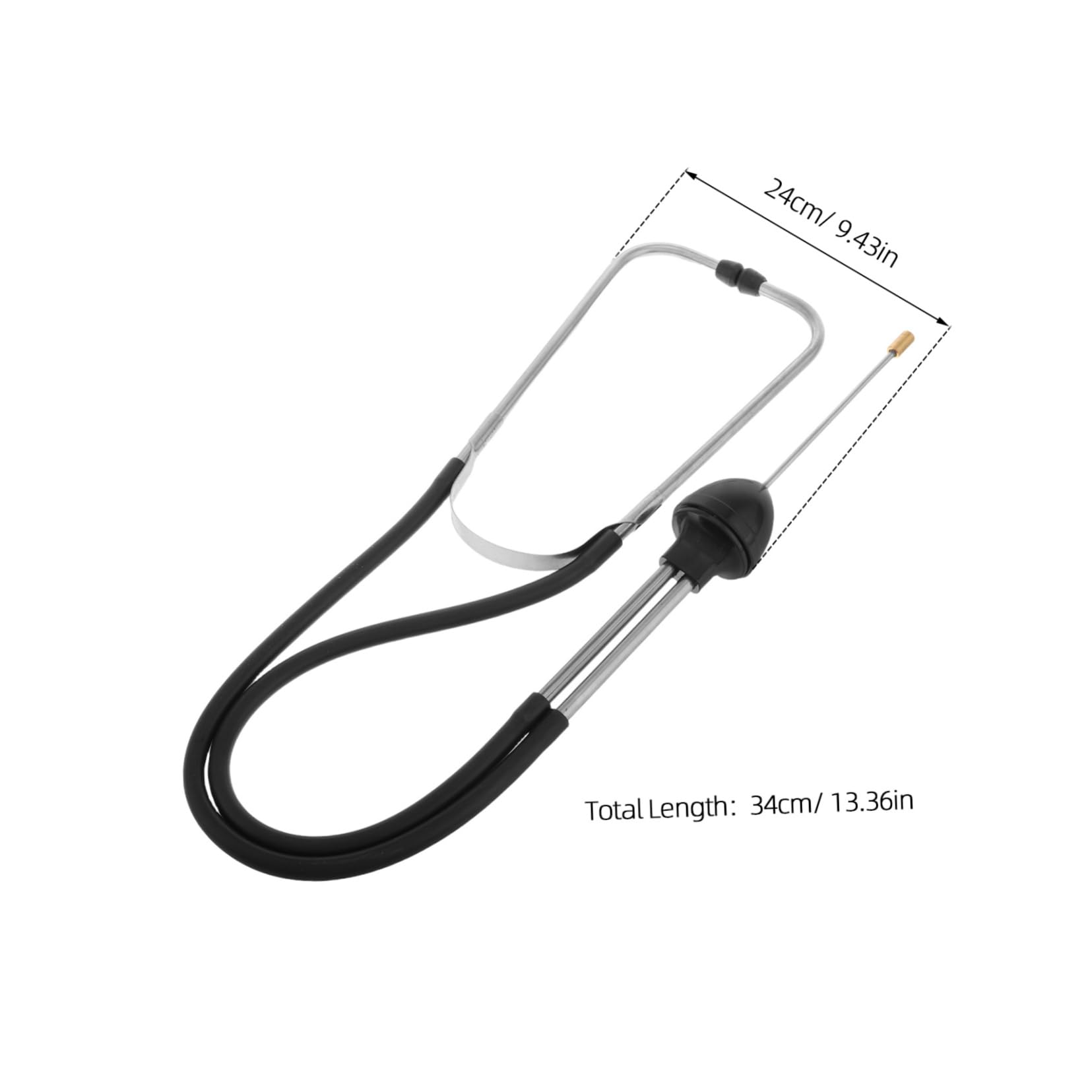 VALICLUD Car Engine Cylinder Stethoscope High Precision Noise Detection Tool for Auto Mechanics Portable Design Multi-Functional Engine Inspection and Repair Device Compatible Various