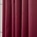 Best Home Fashion Thermal Insulated Blackout Curtains - Back Tab/ Rod Pocket - Burgundy - 52