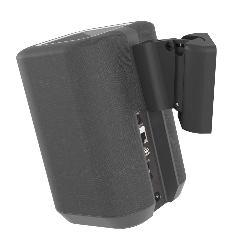Cavus CMDH150B Support mural rotatif et inclinable pour enceinte intelligente Denon Home 150 - Facile à accrocher - Support avec matériel de montage - Noir