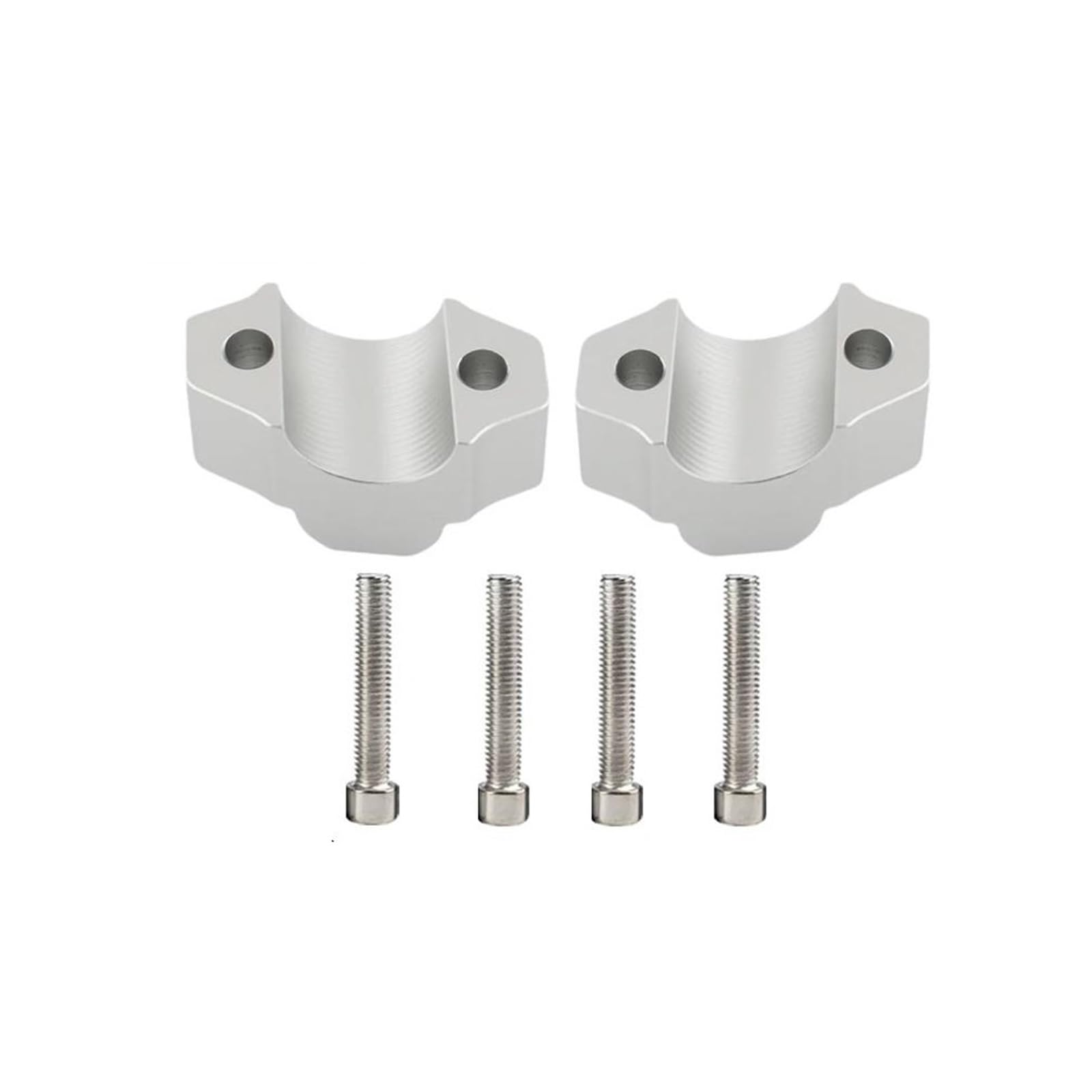Elevadores de manillar XT1200Z XTZ1200 2010-2024 soporte extensor plata 8