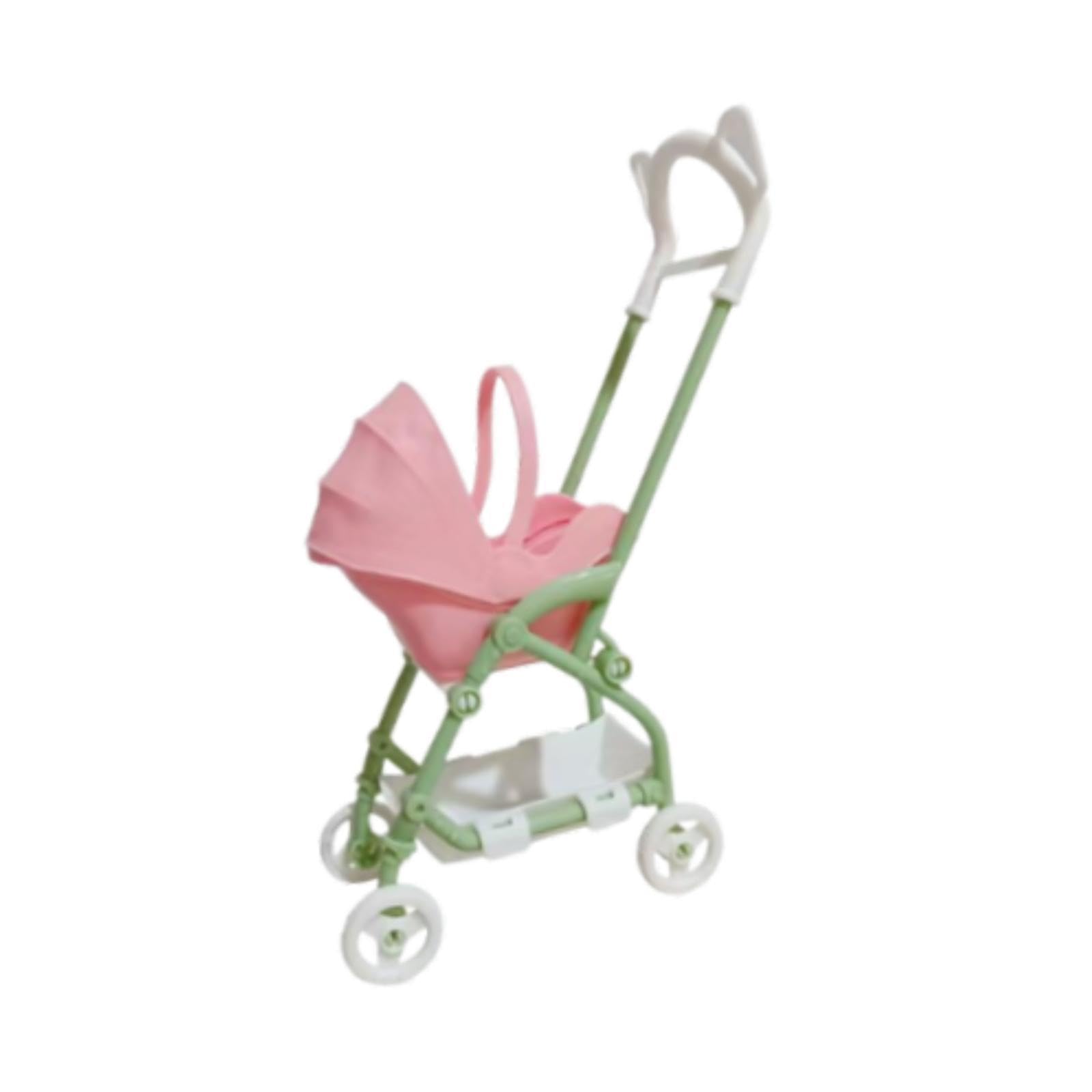 Miniature Stroller Toy Pretend Play Simulation Dollhouse Decoration for Baby White|Dolls & Bears|Dolls|Dolls & Doll Playsets-image-48
