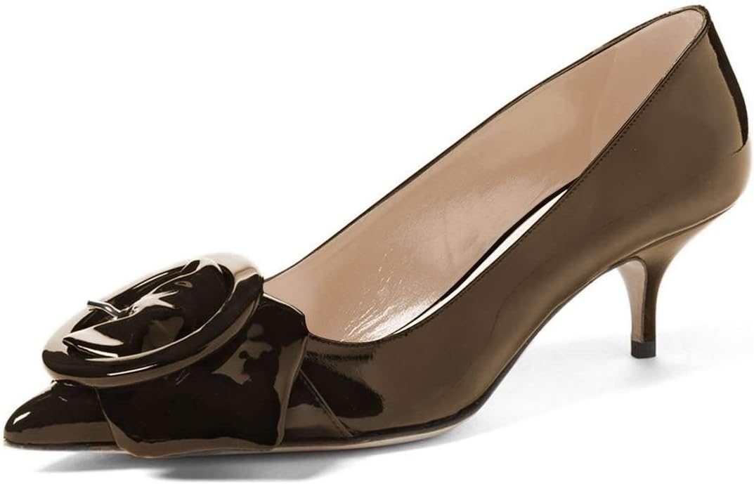 YDN Women Elegance Kitten Heel - Slip On Comfort