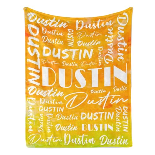 Name Blanket Personalized Name Blanket Customized Blanket with Name Text for Adult Kid Birthday Christmas Mothers Fathers Valentines Day Gift