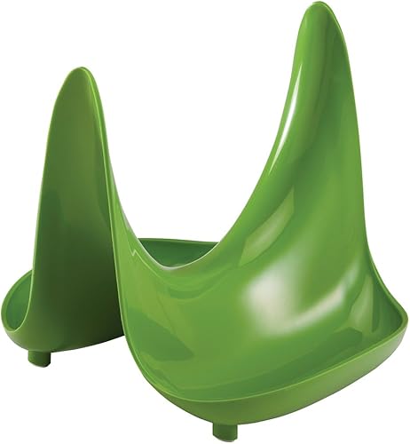 Hutzler Soporte para tapa de olla y soporte para cuchara, verde