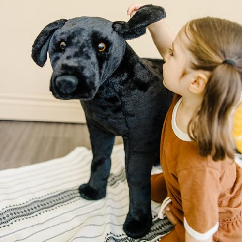 Melissa & Doug - riesige Plüschwildtiere, weiches Polyestergewebe, schöne schwarze Labormarkierungen, handgefertigt, mehrfarbig
