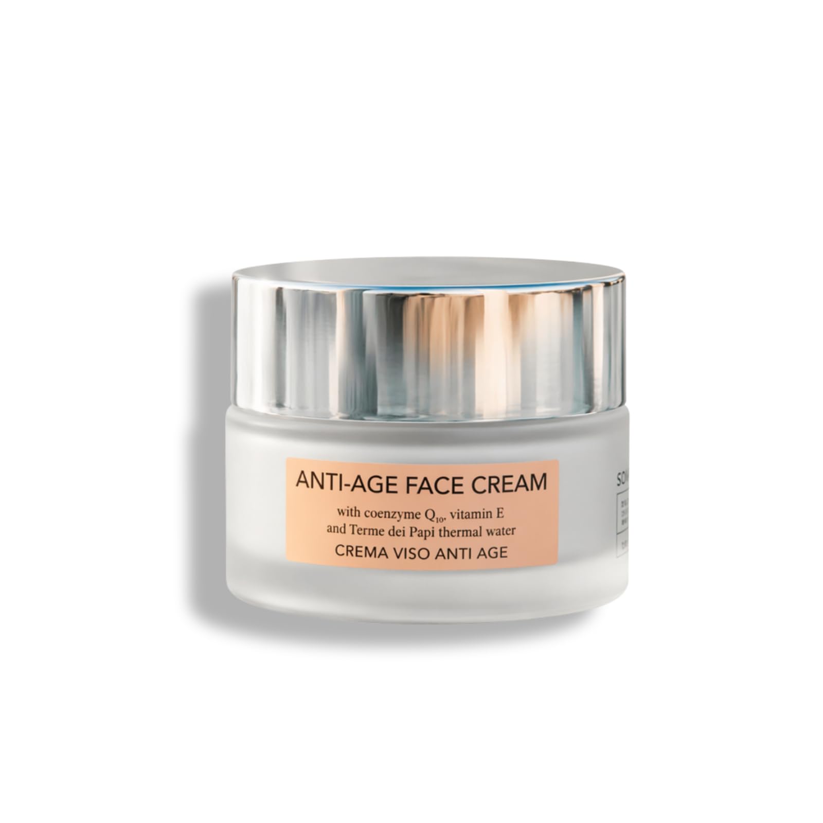 Terme dei Papi Crema Viso Antirughe Notte Rich Texture, Anti-Età Nutriente per Donna, Pelle Matura e Secca, con Acqua Termale, Coenzima Q10, Collagene Solubile e Burro di Karité, Made in Italy, 50 ml