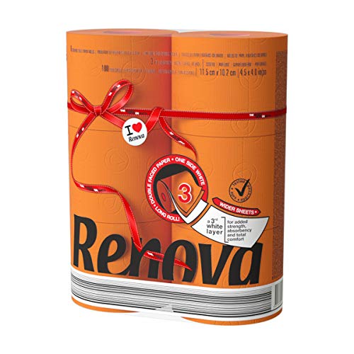 Renova Papel Higiênico Colorido Perfumado de Luxo 6 Rolos Jumbo 3...