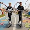 Electric Scooter, 350W Motor, 19 Mph Speed & 15 Miles Range, 8.5 Solid Tires, Lightweight Foldable Scooter with Dual Braking System, Max Load 265LBS
