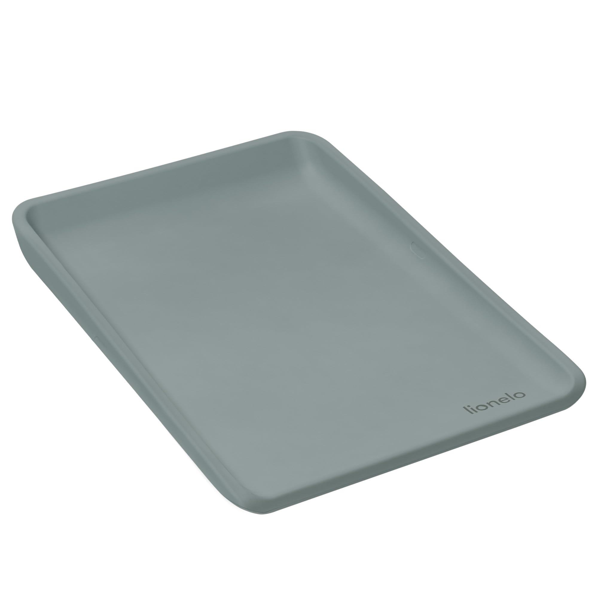 LIONELO Matelas à langer Megs Imperméable Lavable Multifonctionnel en Mousse PU Souple, env. 50 x 70 cm, Antidérapant Sûr Design (Grey)