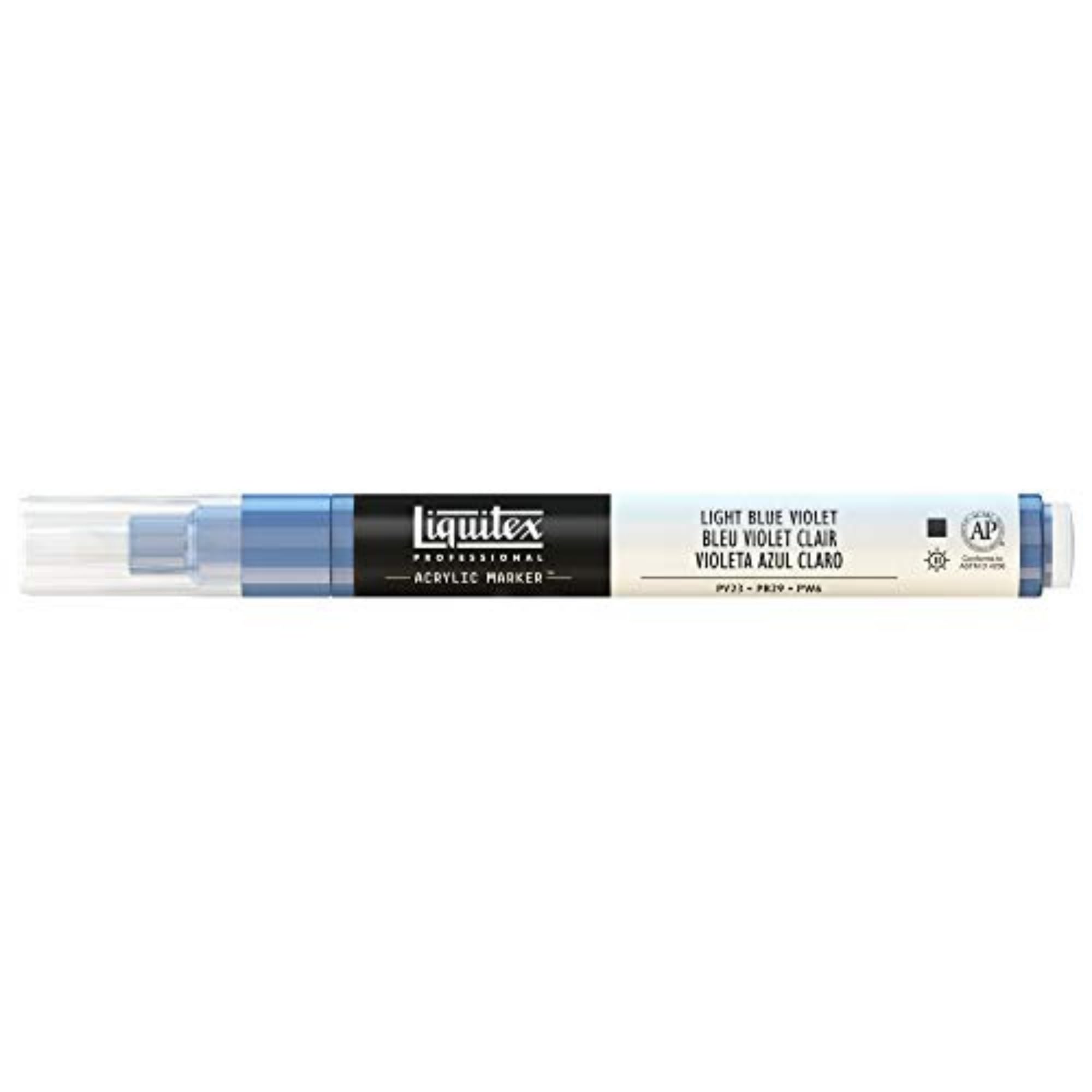 Liquitex 2-4 mm Fine Nib Paint Marker - Light Blue Violet