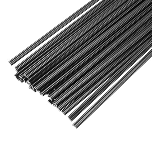 Image of MECCANIXITY 30pcs 8 Inch Plastic Welding Rods ABS Welding Strips Welder Rods for Plastic Welder, Car Bumper, Kayak Repair, Black