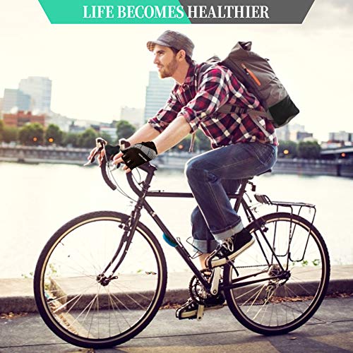 Souke Sports Road Cycling Gloves Half Finger Road Biking Gloves,Shock-Absorbing Anti-Slip Breathable Bike Gloves for Men Women - Image 8