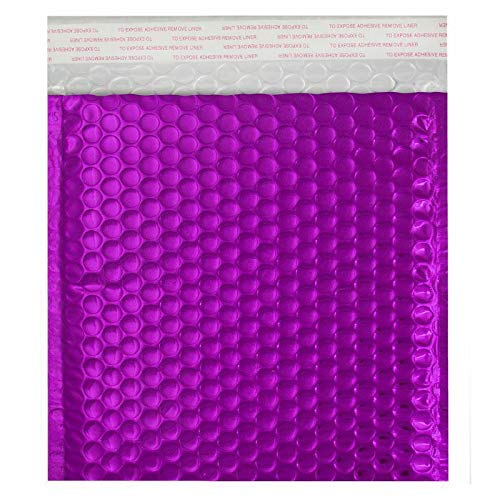 HoitoDeals Peel & Seal Strip Metallic Foil Bubble Wrap Envelope For Mailing Bags Gloss Pouch Bag