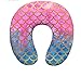 Bilancia a forma di sirena Cuscino da viaggio a forma di U Cuscino da collo per auto Cuscino da appoggio Cuscino per poggiatesta Cuscino da viaggio Cuscino da viaggio morbido 28X28X10Cm
