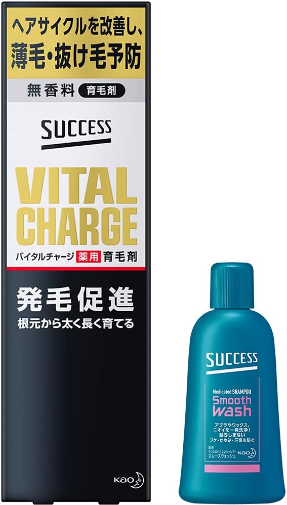Amazon Amazon Co Jp限定 サクセス バイタル チャージ 薬用育毛剤 0ml 医薬部外品 おまけ付き 独自の有効成分 T フラバノン 配合 発毛促進 おまけ付き サクセス 育毛 養毛用トニック エッセンス 通販