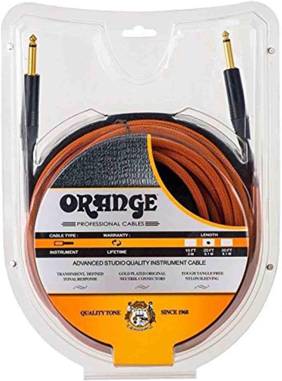 Orange Professional 10' Instrument Cable Orange