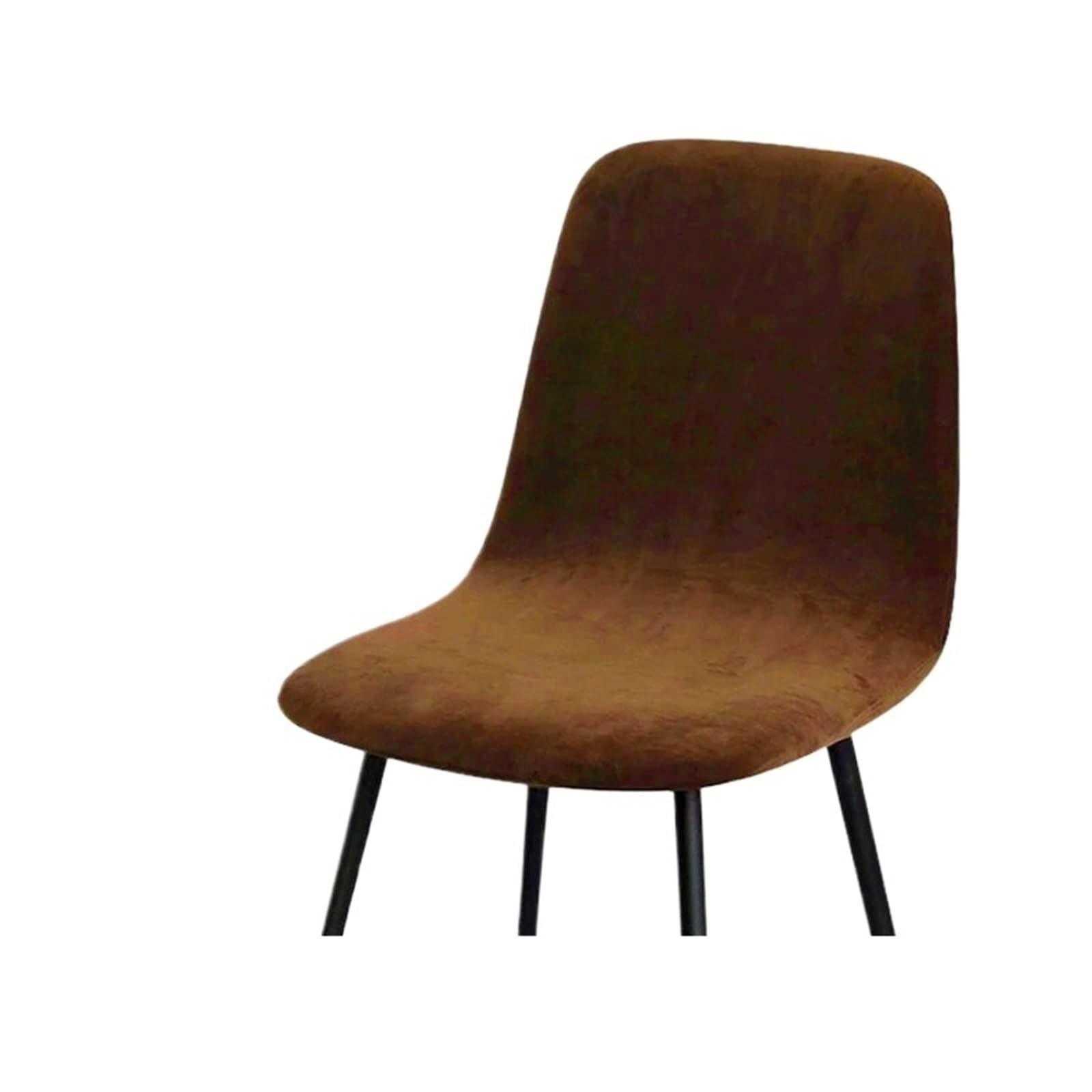 EVPCPWTYZY Velvet Shell Chair Covers Elastic Curved Chair Covers for Hotels And Clubs Simple Dustproof And Removable(30,1pc)