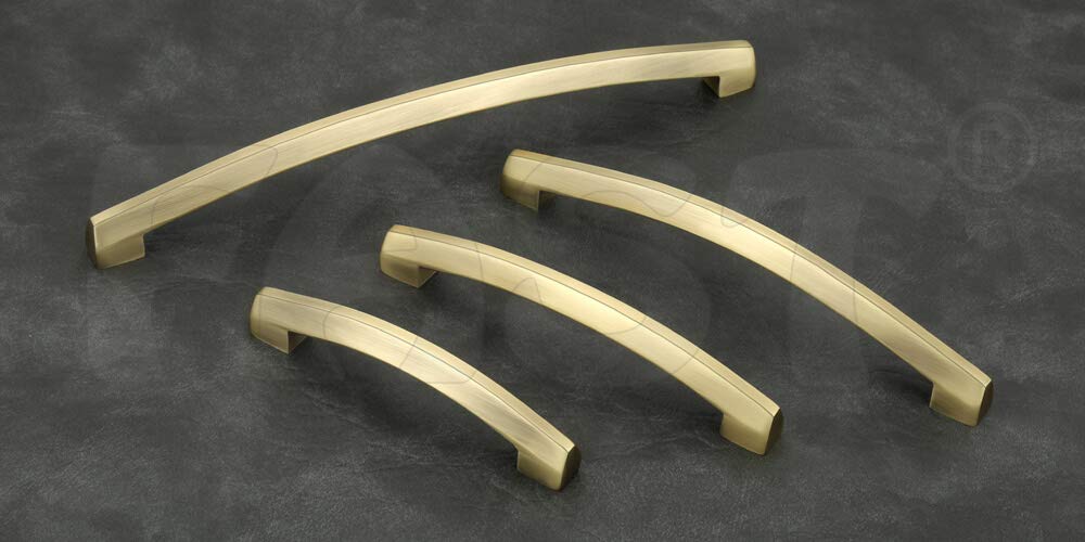 FAST CP30 Brass Antique C Curved Cabinet Door Pull Handle 2pcs for Home and Office Furniture Wardrobe Door and Drawer. (Brass Antique, Yellow, 96mm) (B07ZY4JJBT) Amazon Price History, Amazon Price Tracker