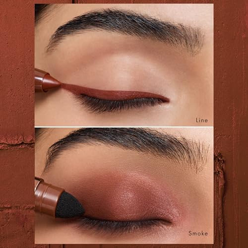 Image of HYUE AmplifEYE 3-in-1 EYE Crayon | Eyeshadow - Liner - Kohl | Rust Rush | Creamy Multi-Use Stick with in-built Sharpener and Smudger | High-Pigment Formula with Vitamin E & Jojoba Oil