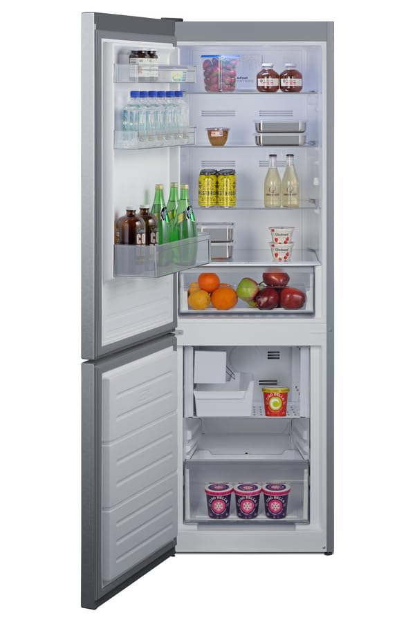Summit 24" Bottom Freezer Refrigerator, Counter Depth Refrigerator- Freezer, With, Ice Maker, Stainless Steel - FFBF124SSIMLHD (Left Handed Door Swing) on Fridge.com