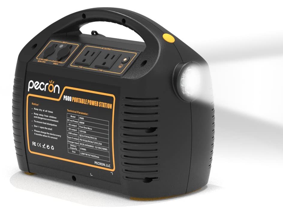 Amazon.co.jp: PECRON ポータブル電源 (P600) : DIY・工具・ガーデン
