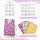woric 50 Stück Papiertüten, 22x12x7cm Geschenktüten Kindergeburtstag Klein mit 60 Aufkleber(Auf Deutsch) Candy bar Tüten Bunt Mitgebsel Tüten für Geburtstag Hochzeit Party Giveaway