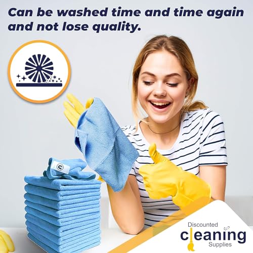 DCS Microfibre Cleaning Cloth, Pink, Pack of 20, Large Size: 40x40cm. Super Soft Premium Streak Free Washable Cloth Duster for Kitchen, Bathrooms, Surfaces, Mirrors, Car, Motorbike