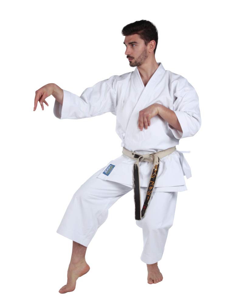 Karategi Performance Kata, Cotone 100%, Gr. 370/380mq., Uniforme Bianca per Karate, Aikido, Ju Jitsu