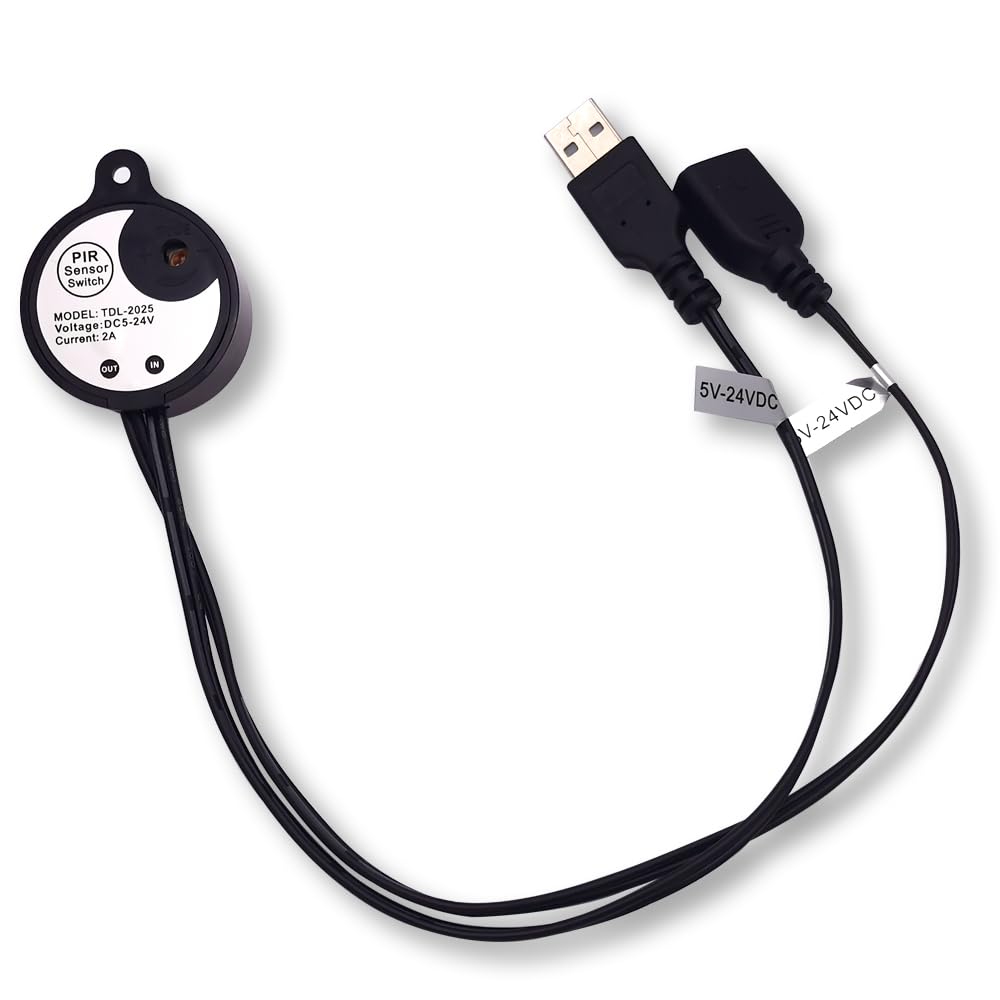 USB 5V Light Sensor Switch Lighting Activated Photoswitch Light Sensing Automatic Switch for Car Ambient Light LED Strip Light Camera Motor (black - Image 3