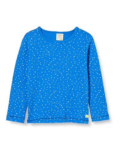 loud + proud Jungen Shirt Waffle Knit Organic Cotton Langarmshirt, Blau (Cobalt Cob), (Herstellergröße: 86/92)