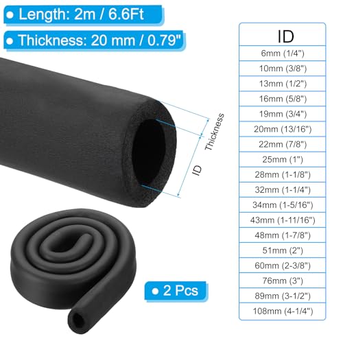 Tube isolant en mousse pour protection climatisation extérieure jardin - 3