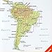 Brazil & Amazon map (English, Spanish, French and German Edition)
