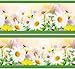 Produktbild Selbstklebende Bordüre Daisyfield, 4-teilig 560x15cm, Tapetenbordüre, Wandbordüre, Borte, Wanddeko,Gänseblümchen, Blumen