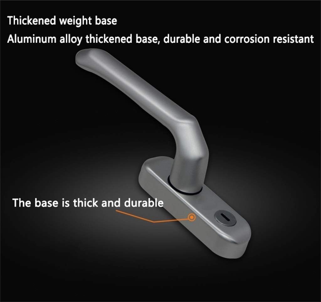 Window Locking Handles, Door and Window Handle Window Handle Safety Door Lock Square Axis with Lock Door and Window Accessories Door Handle (Color : Gold) (Color : Gold) (Color : OneColor)