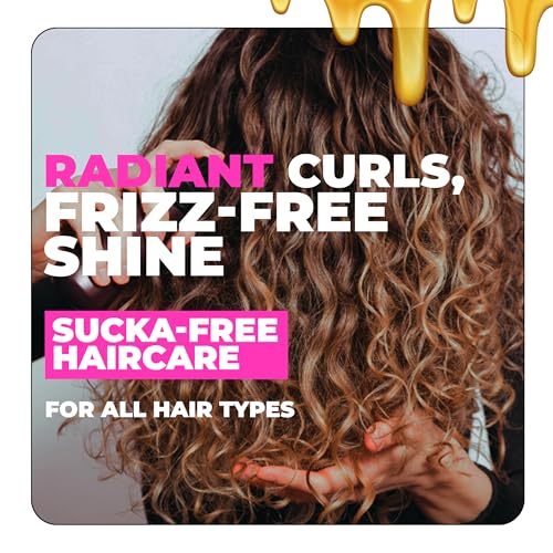 The Doux MIST DEMEANOR Shine Mist for Curly Hair – Heat Protection Spray with Cationic Honey & Silk Amino Acids – Lightweight Hair Gloss for Frizz Control, Humidity Resistance & Shine - Image 4