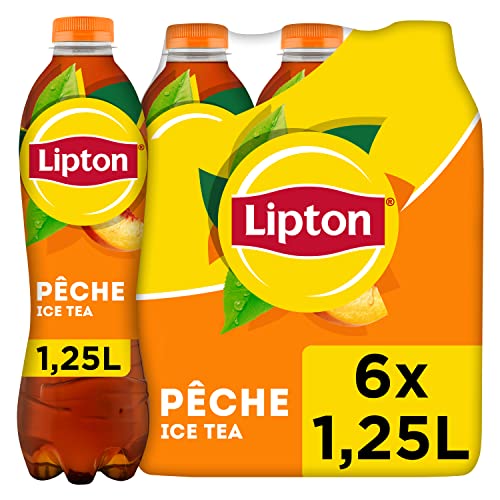 Lipton - Lipton Thé Glacé Pêche 6x1,25L - -21%