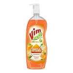Vim ProClean Dishwash Liquid Gel with Tangerine powered by RhamnoTech™, Gentle on Hands, Removes Tough Grease and Odours, 700ml