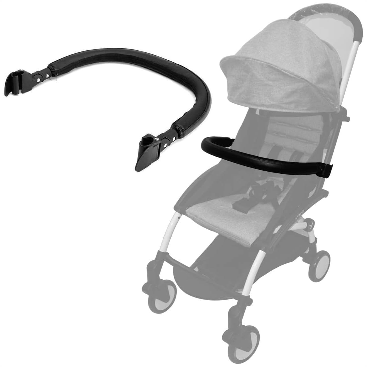 Przedni drążek bezpieczeństwa do wózka Stokke YOYO3 i Babyzen YOYO wózek dziecięcy (sztuczna skóra)